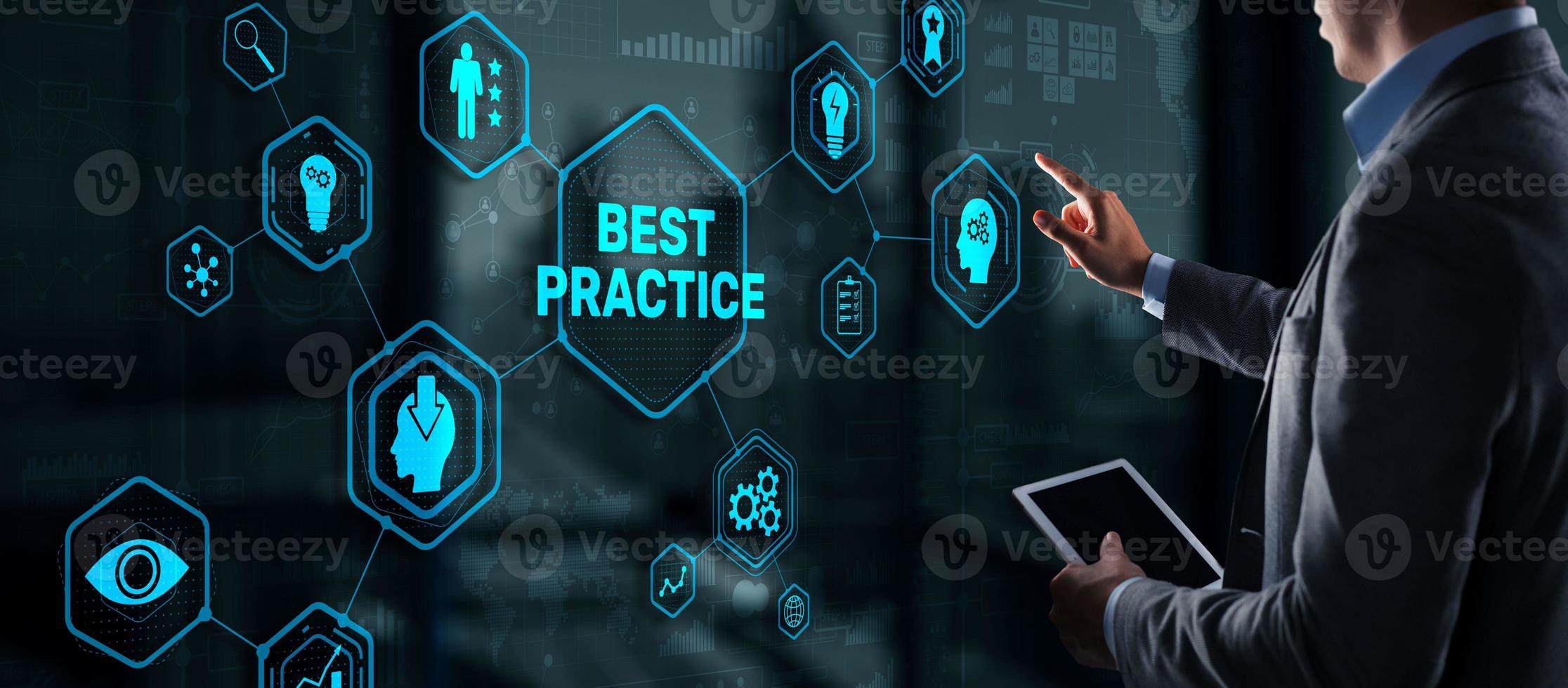 Best Practice Business Technology Internet successful business concept photo