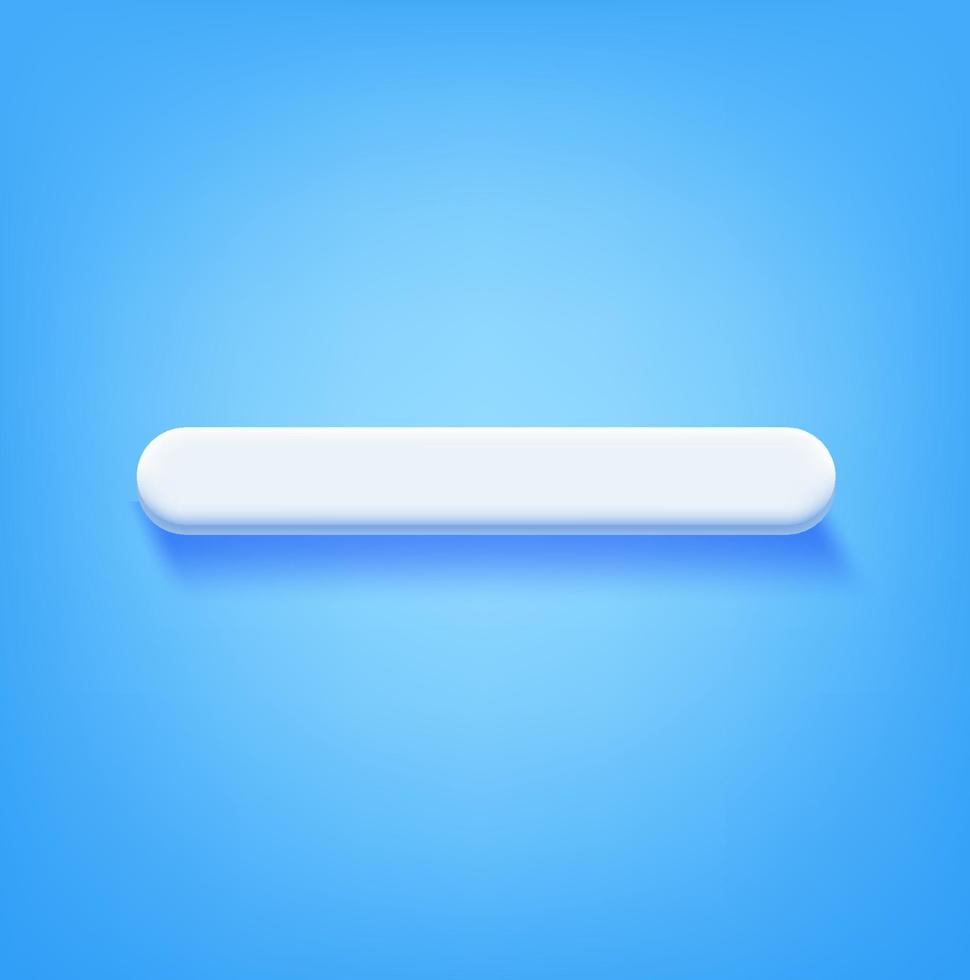 Empty tab for web and mobile application ui element vector