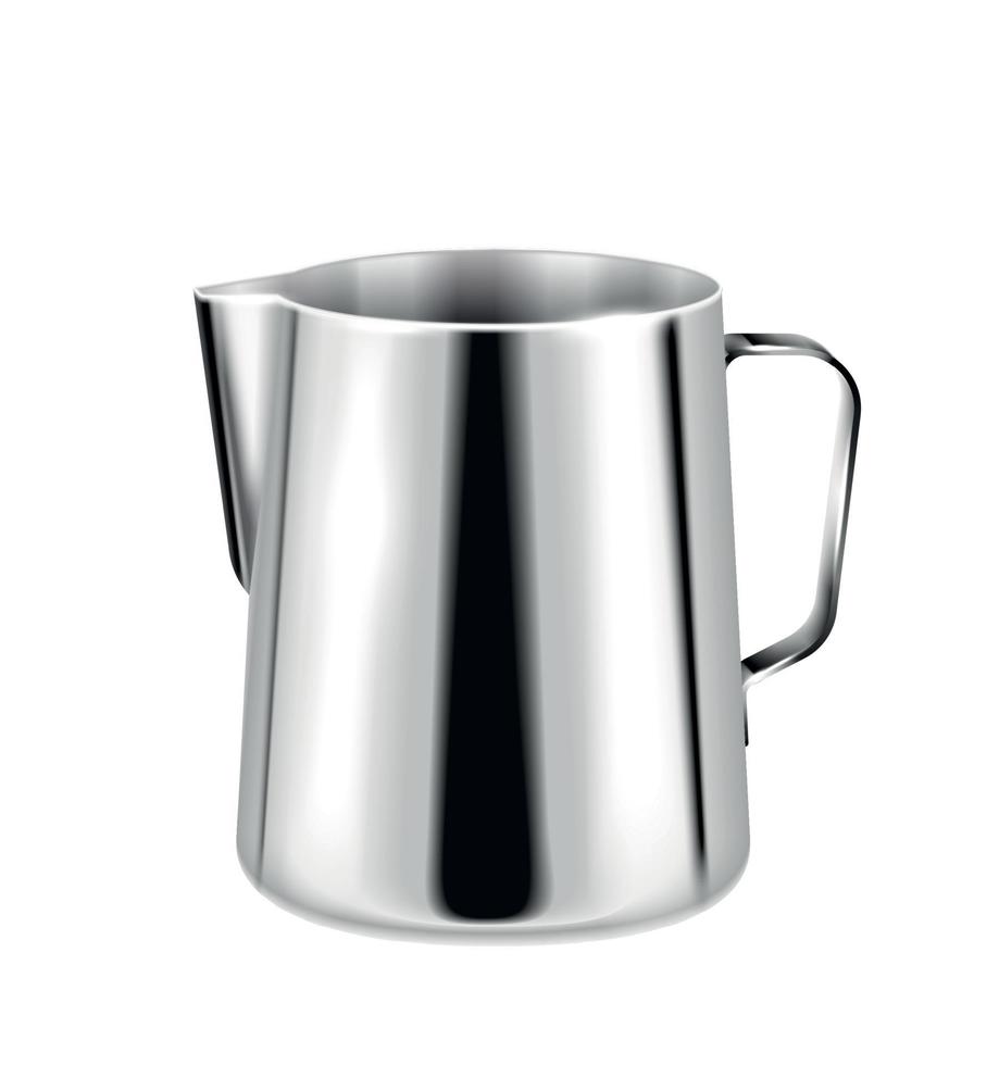 Coffee Brewing Pot Composition vector