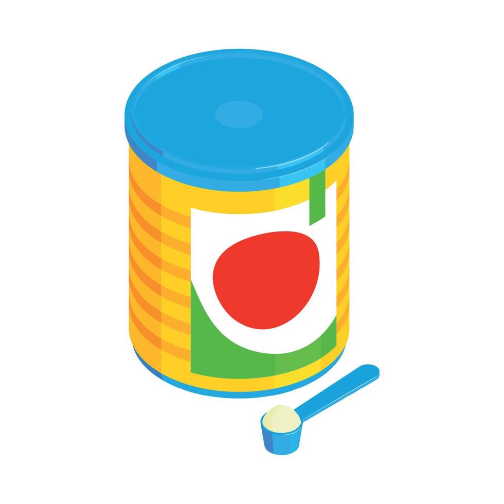 Powder Formula Pack Composition vector
