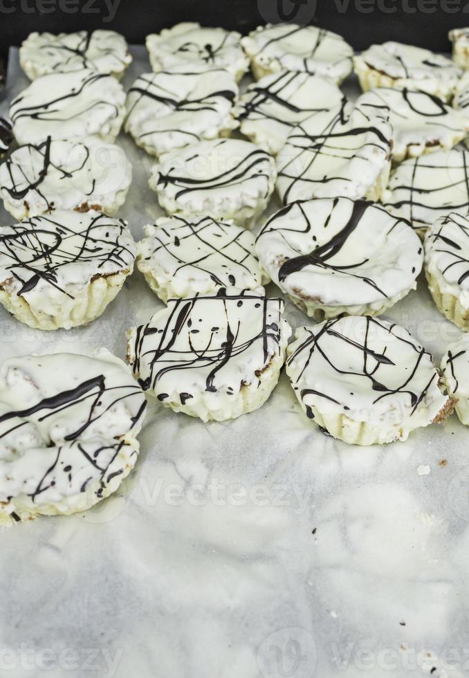 galletas de chocolate blanco foto