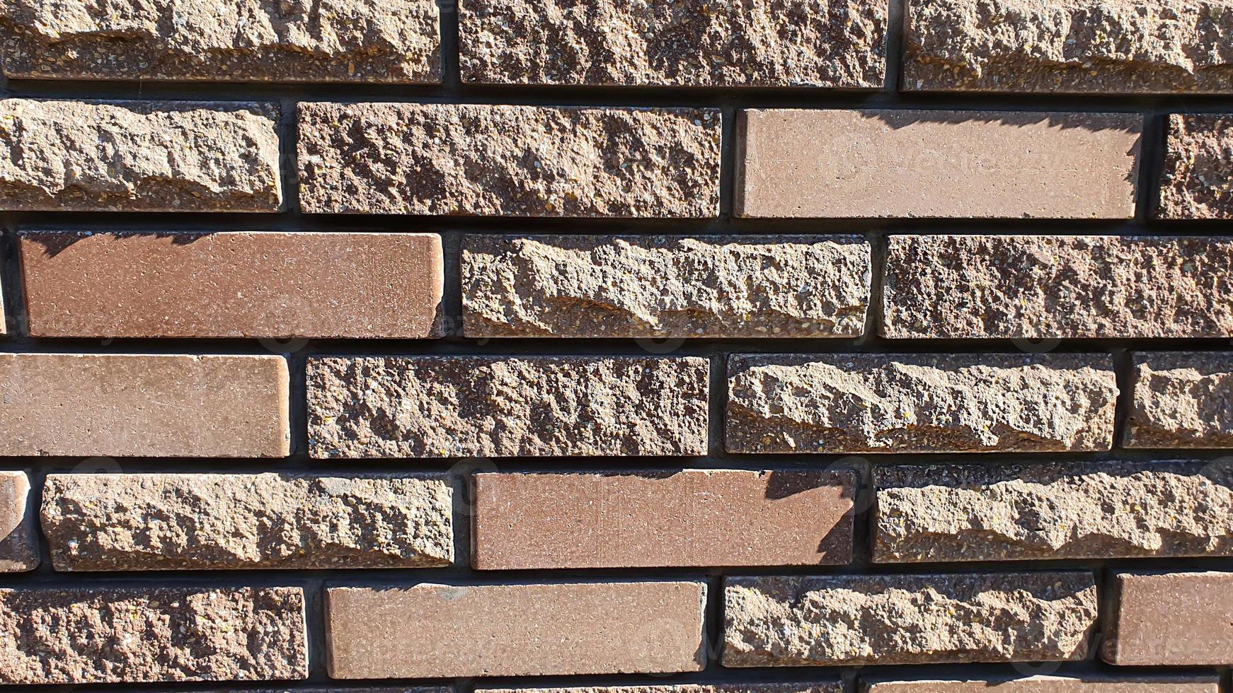 Wall and floor masonry. Various stone textures. Multicolored background. photo