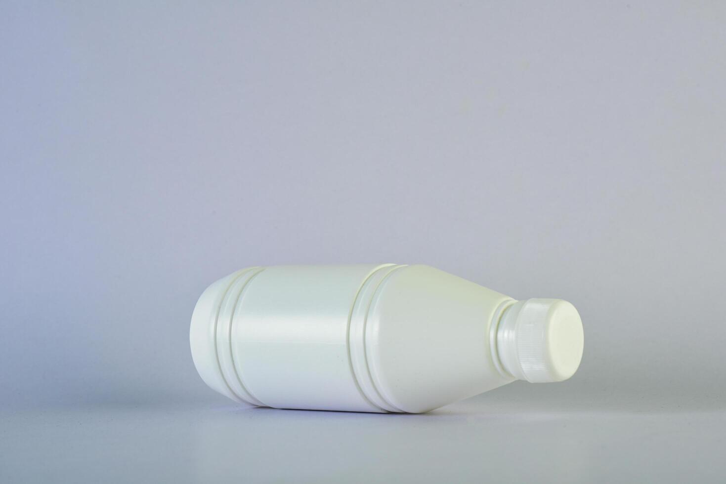 Empty bottle cream moisturizer lotion photo