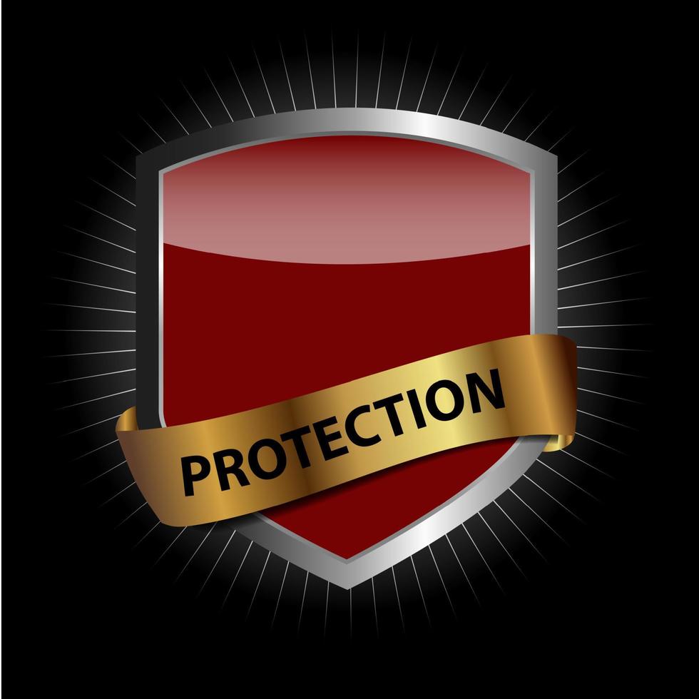 Protect shield vector illustration