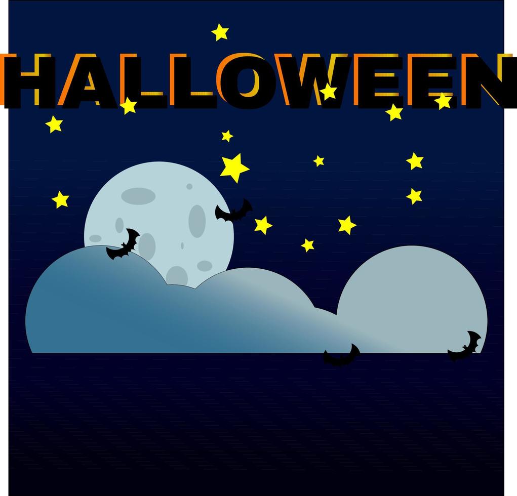 halloween background suitable for events vector