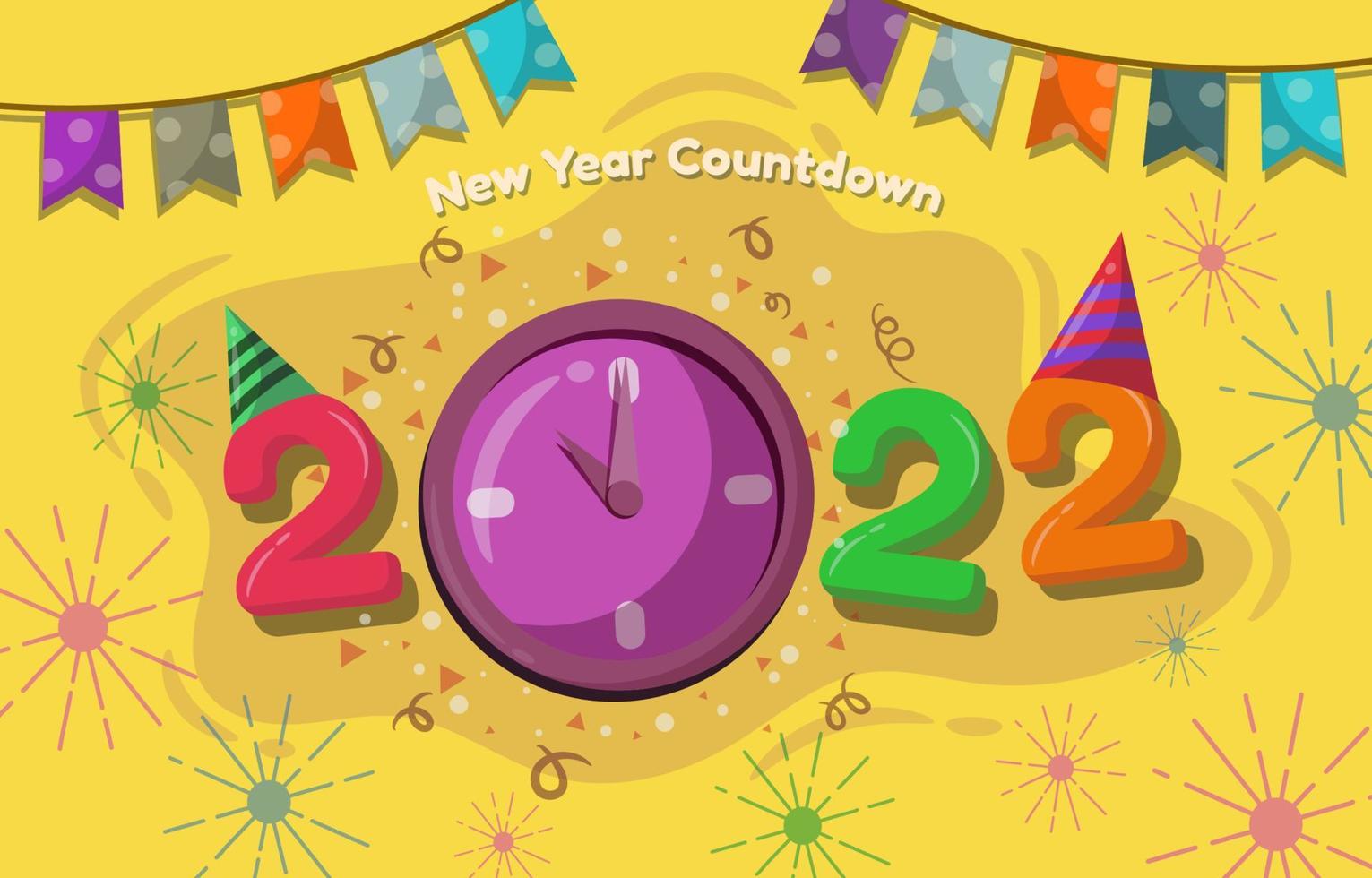 New Year Countdown Background 3667122 Vector Art at Vecteezy