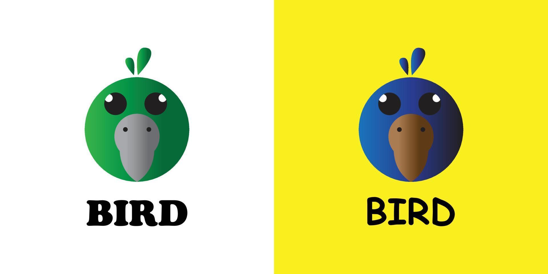 bird head logo vector