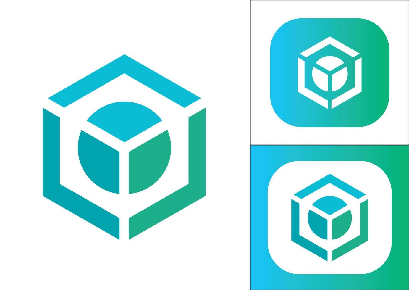 Abstract logo set vector