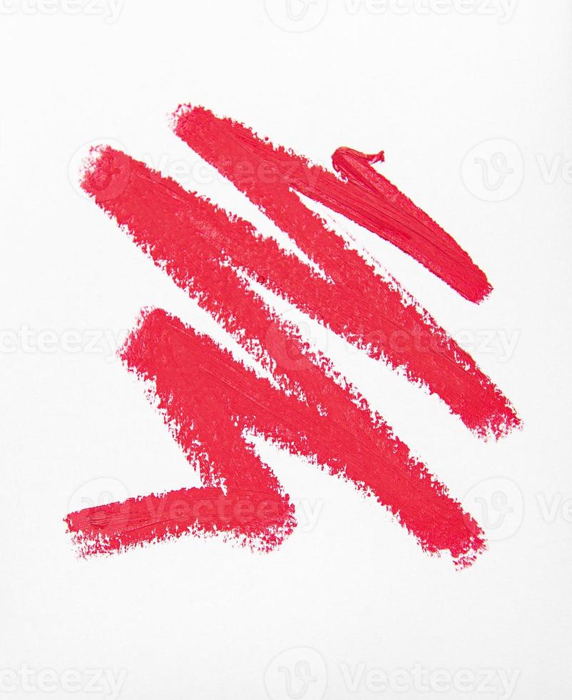 Lipstick swatch for make up photo