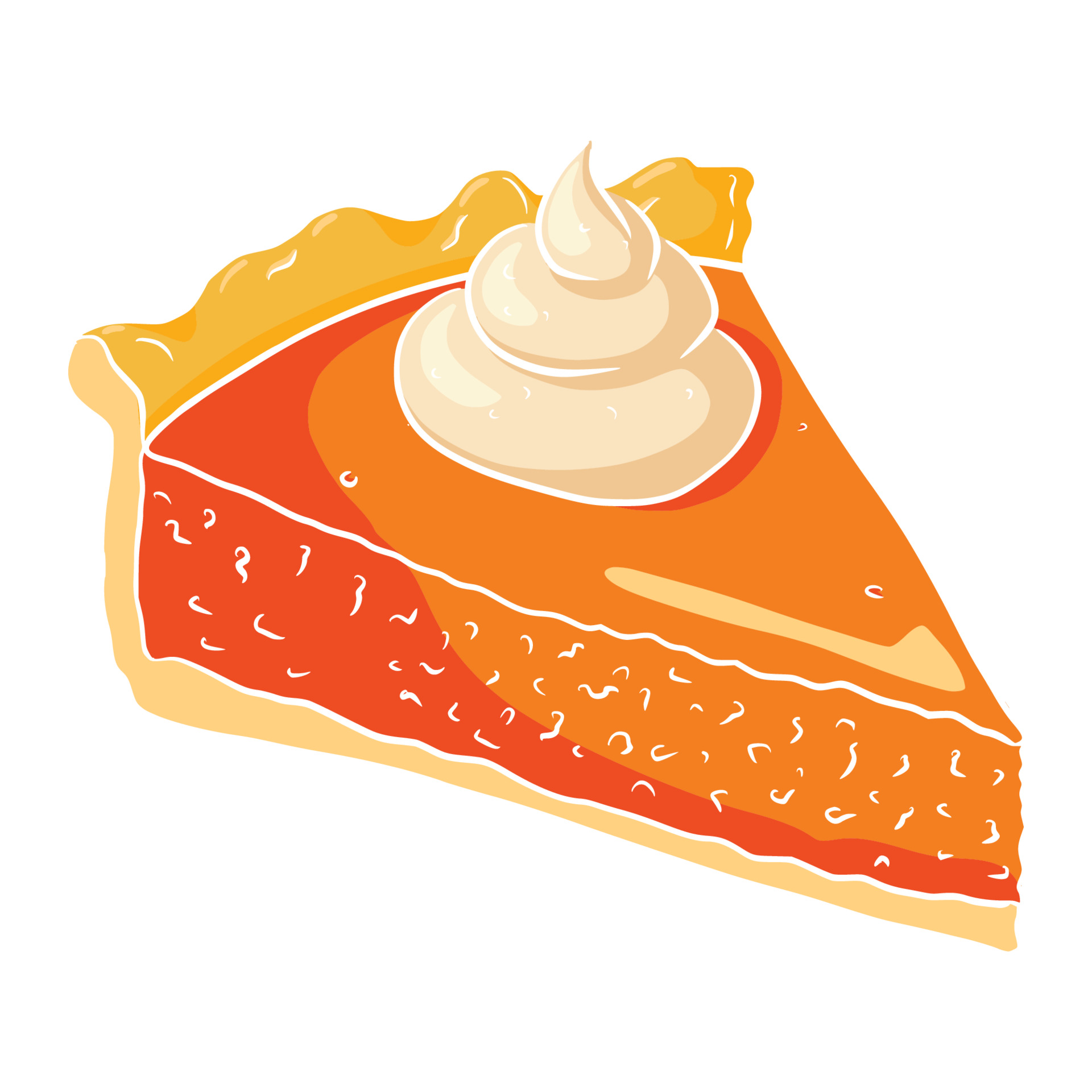Pumpkin Pie Piece. Thanksgiving Food cartoon style sketch. Autumn holiday  pumpkin dish for stickers, halloween invitation, harvest, logo, recipe,  menu and greeting cards decoration 3668580 Vector Art at Vecteezy