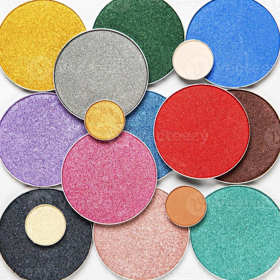 Assorted colors eyeshadow photo