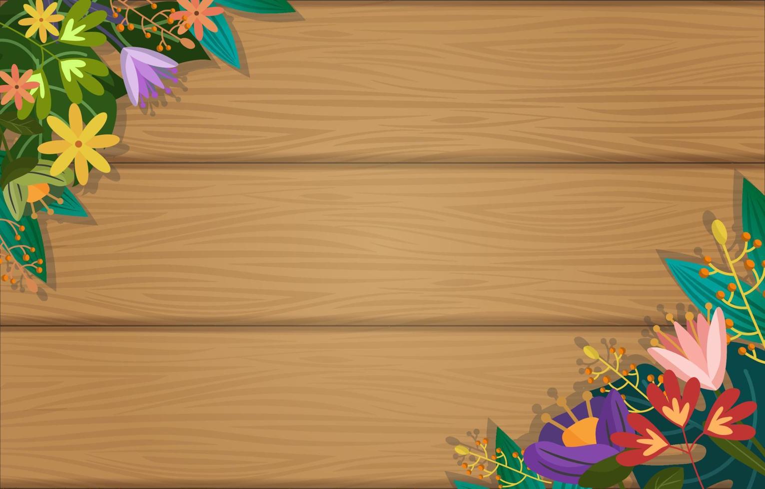 Wood Foliage Background vector