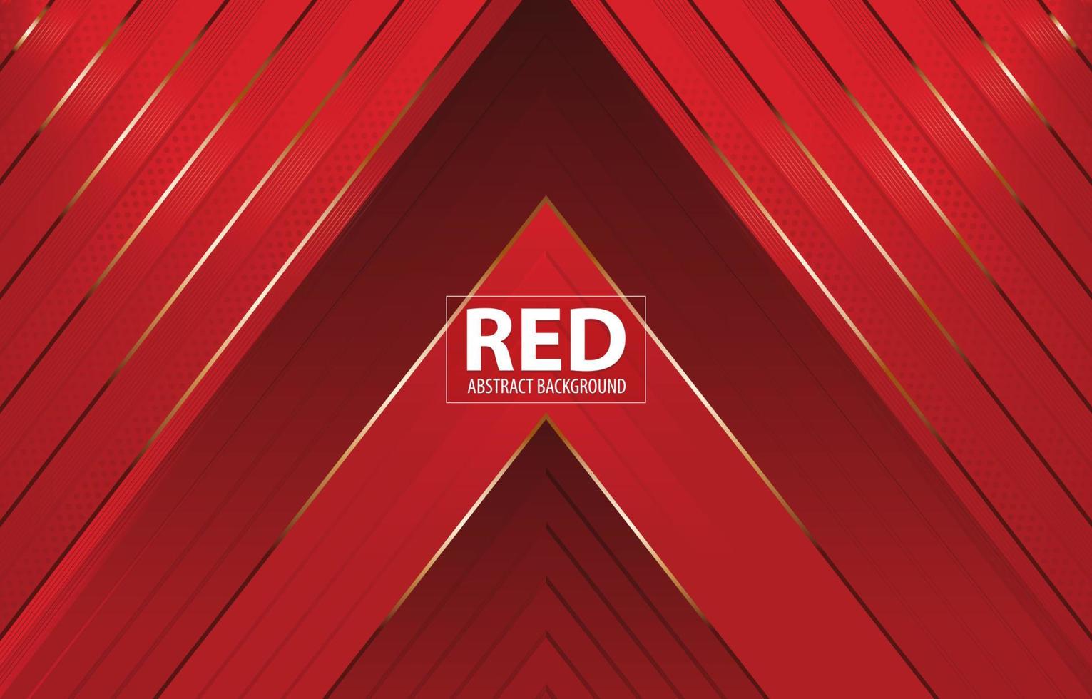 Elegant Red Geometric Background vector