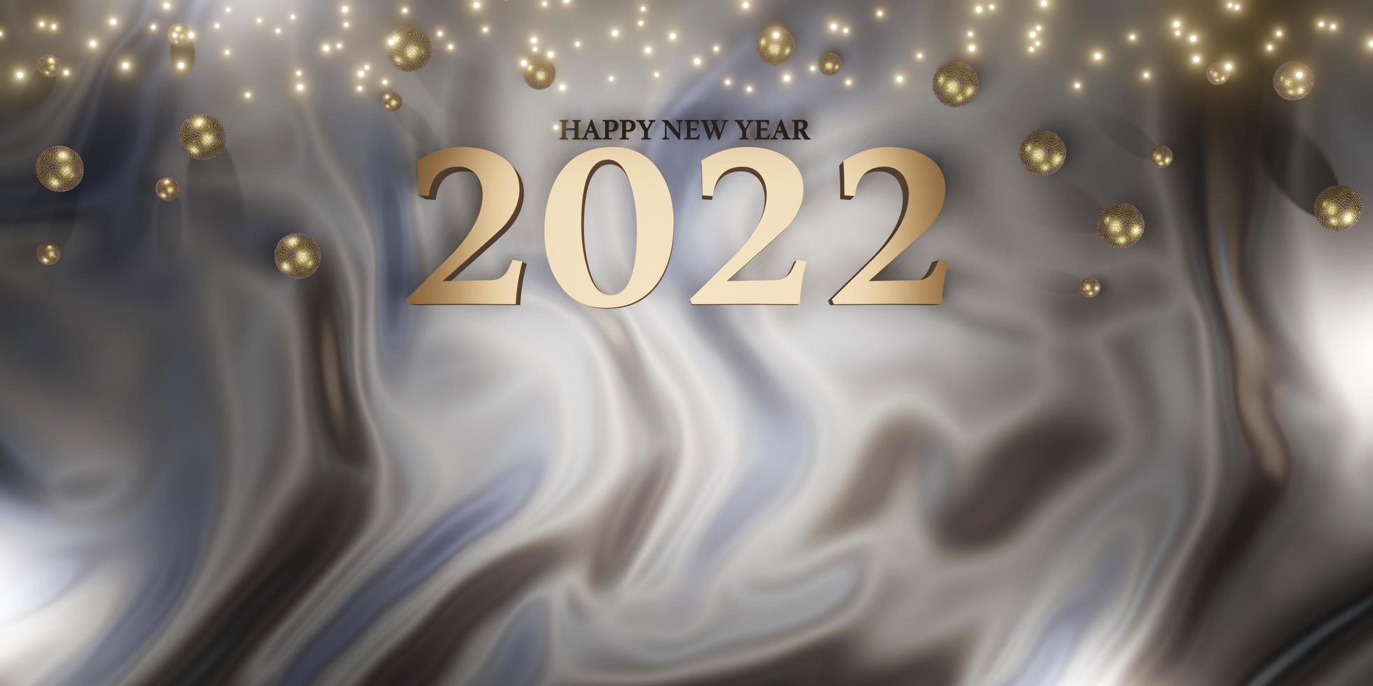 feliz año nuevo 2022 navidad y año nuevo fondo foto