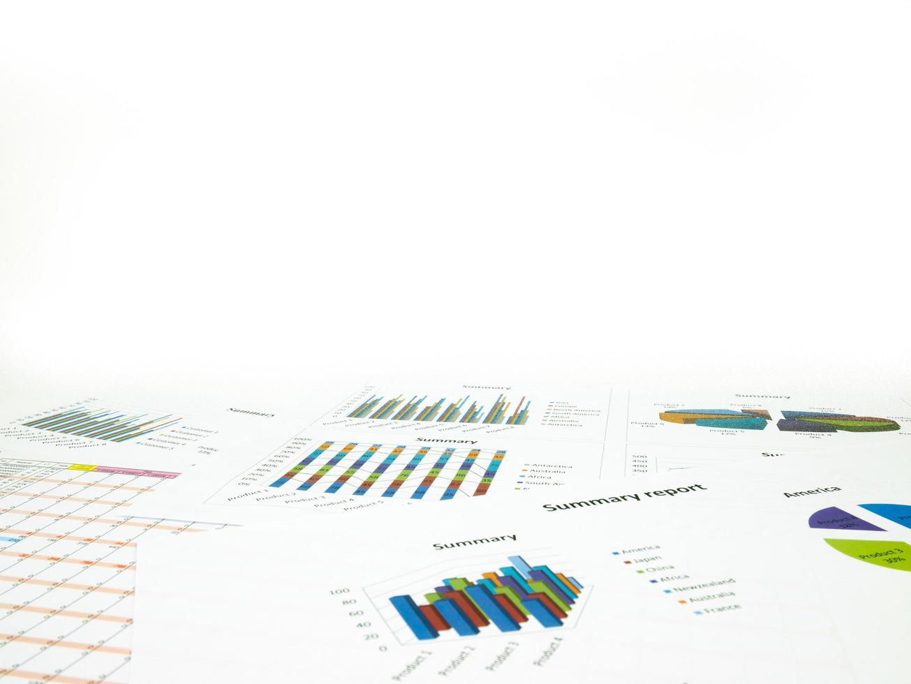 Graph Calculations, savings, finances and economy concept photo