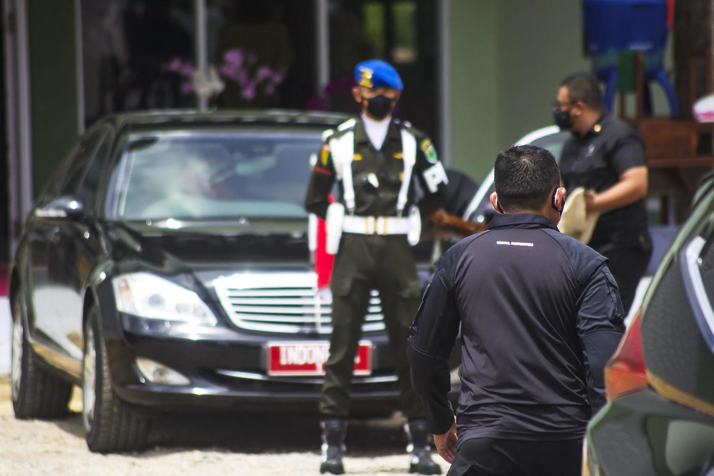 sorong, papua occidental, indonesia, 4 de octubre de 2021. visita de estado del presidente de indonesia, joko widodo. foto