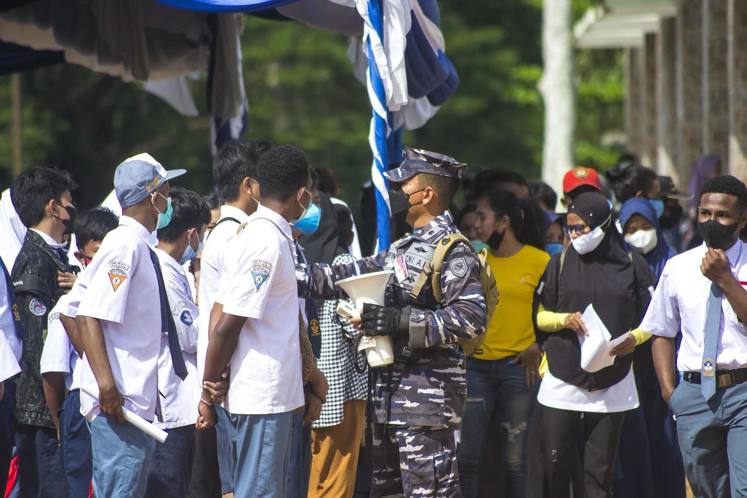 Sorong, West Papua, Indonesia, October 4th 2021. State Visit of the President of Indonesia, Joko Widodo. photo