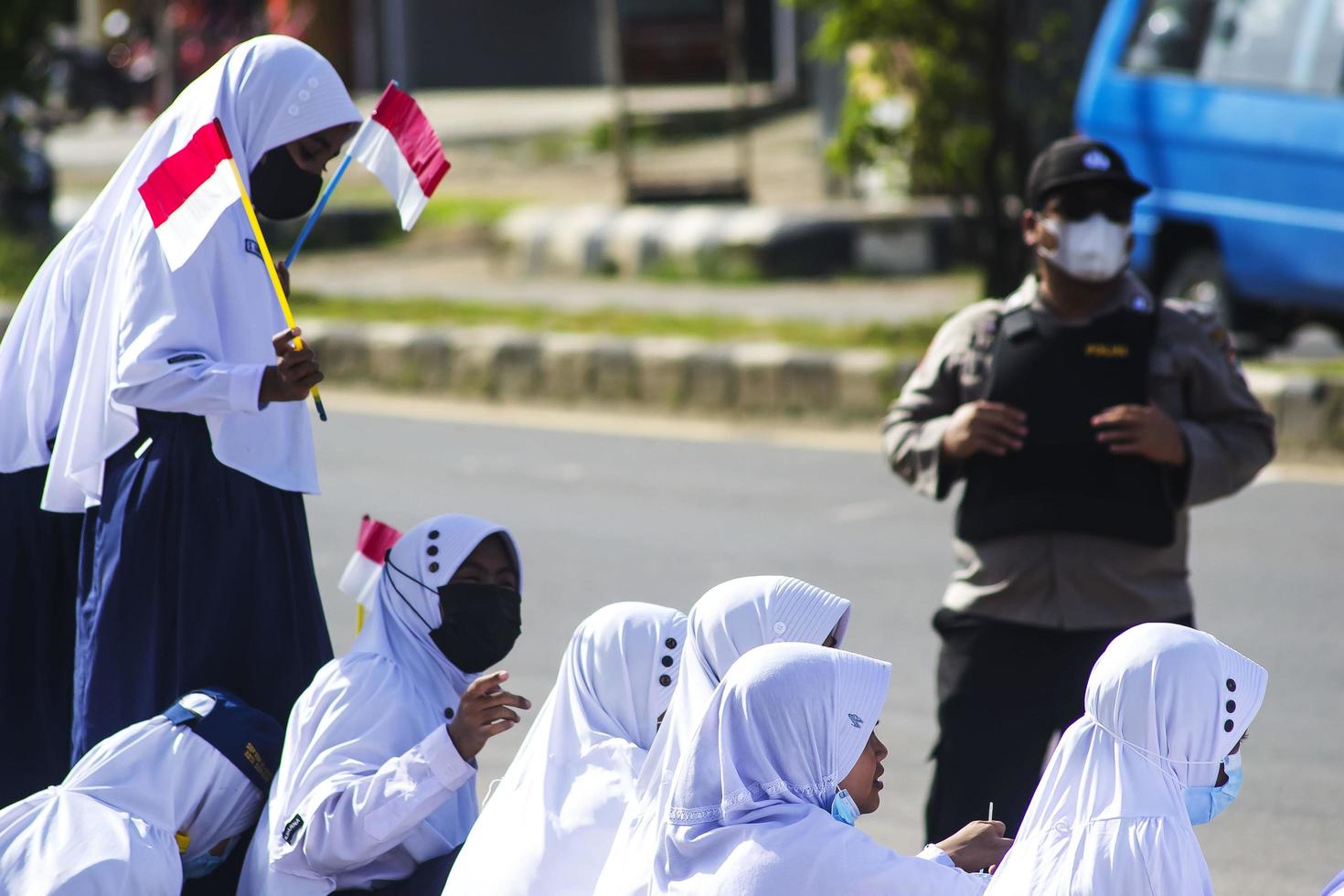 sorong, papua occidental, indonesia, 4 de octubre de 2021. visita de estado del presidente de indonesia, joko widodo. foto