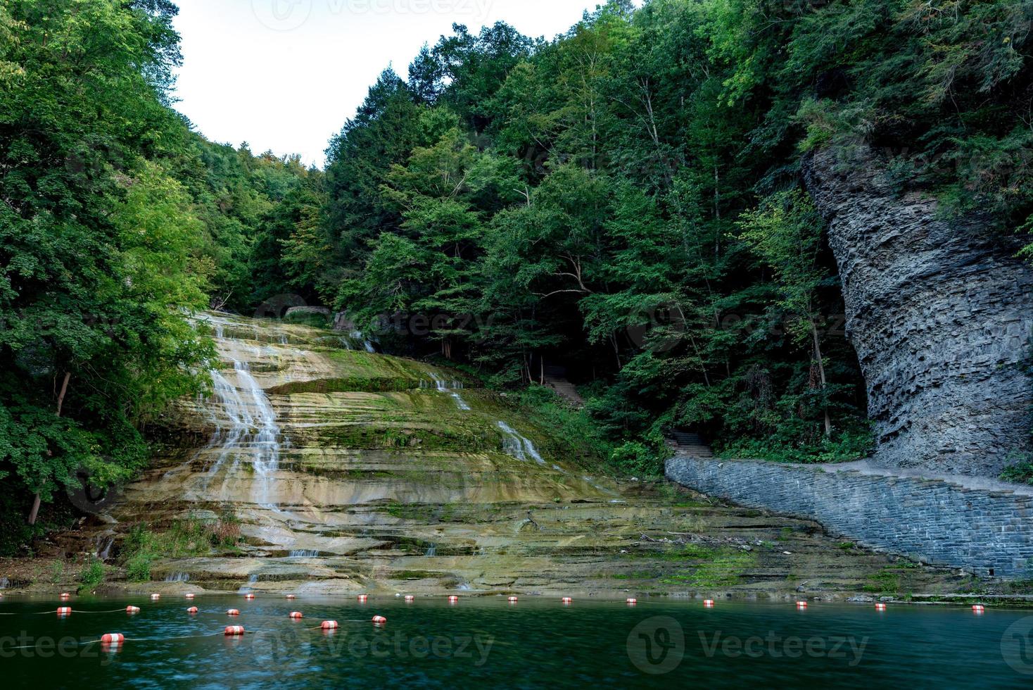 Buttermilk Falls at Sunset photo