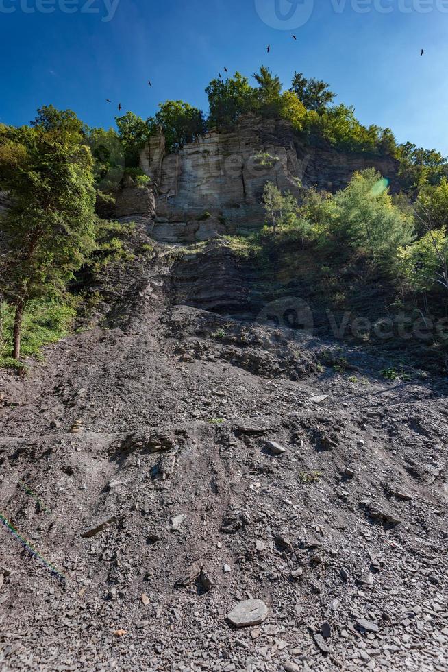 cataratas taughannock - sendero del desfiladero foto