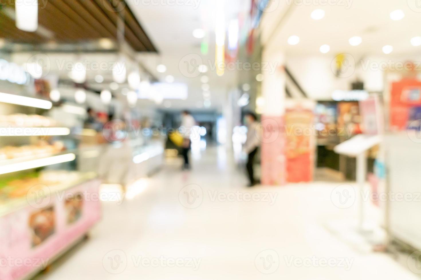 centro comercial borroso abstracto foto