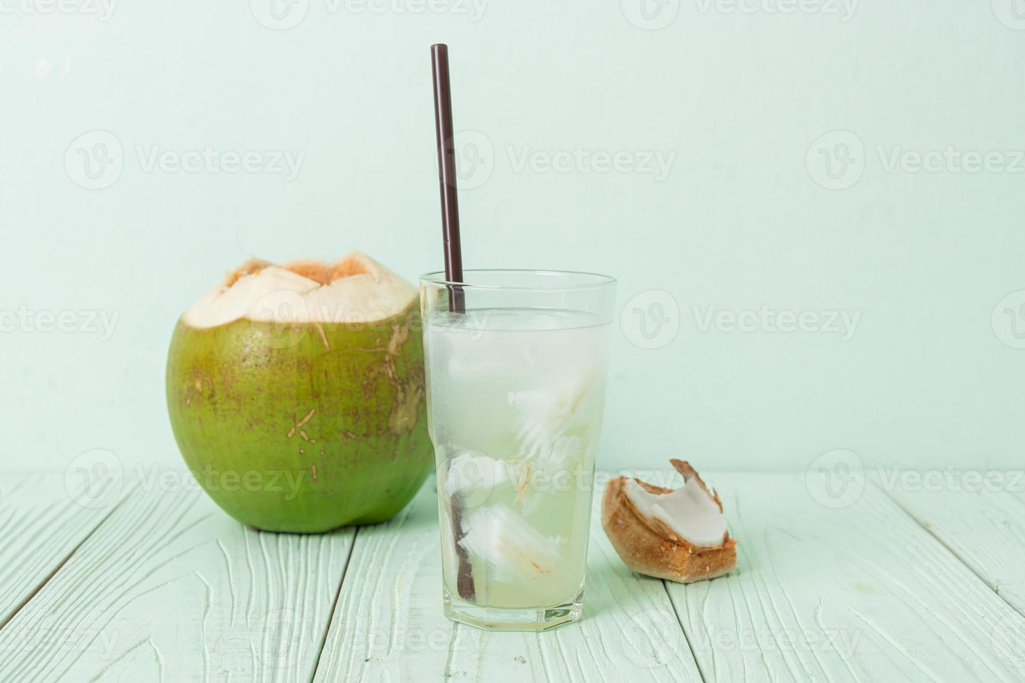 coconut water or coconut juice photo