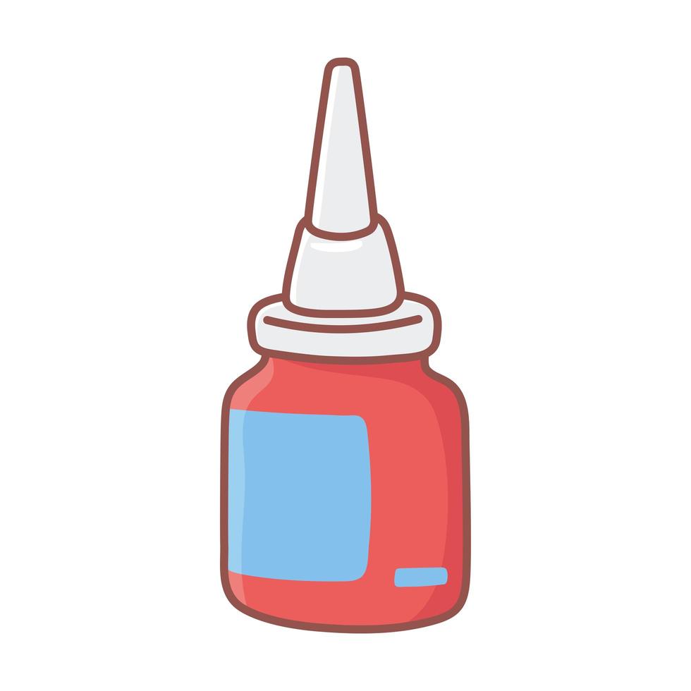 medical dropper bottle vector