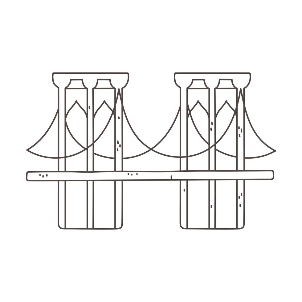 bridge architecture outline 3672479 Vector Art at Vecteezy