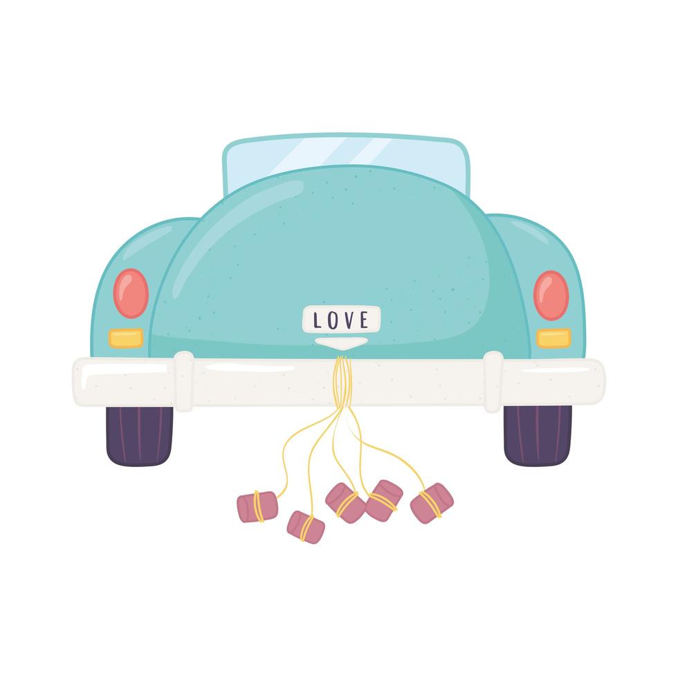 Just Married Car Stock Vector Illustration and Royalty Free Just Married  Car Clipart