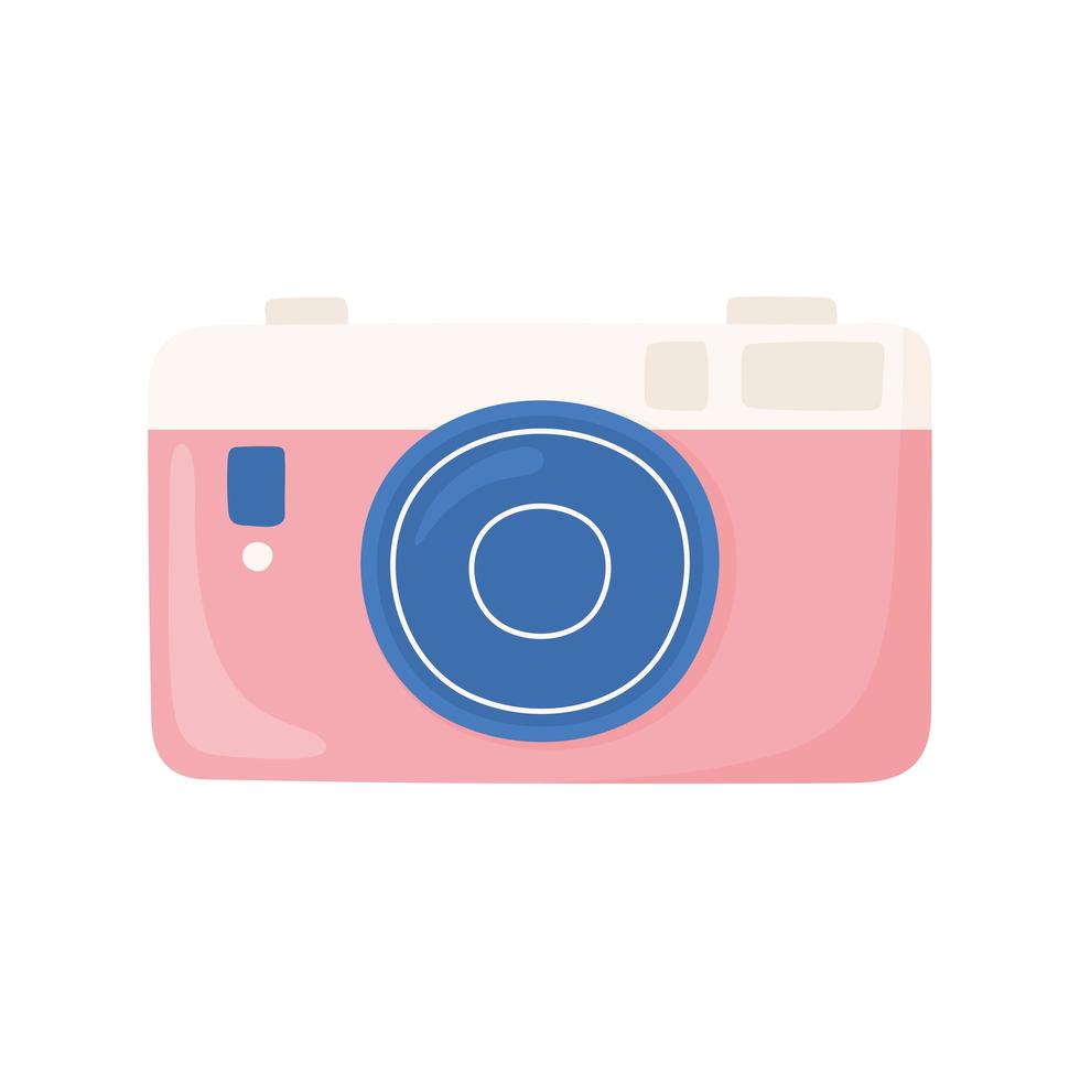 retro photo camera vector