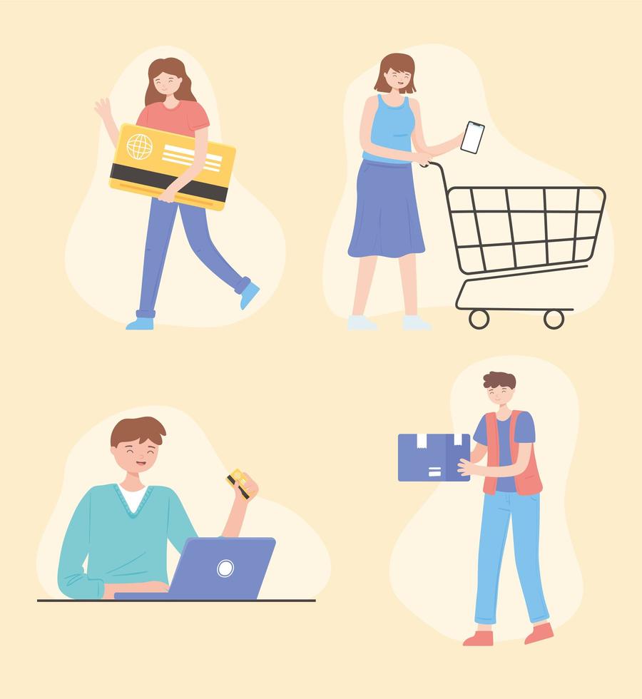 ecommerce online store vector