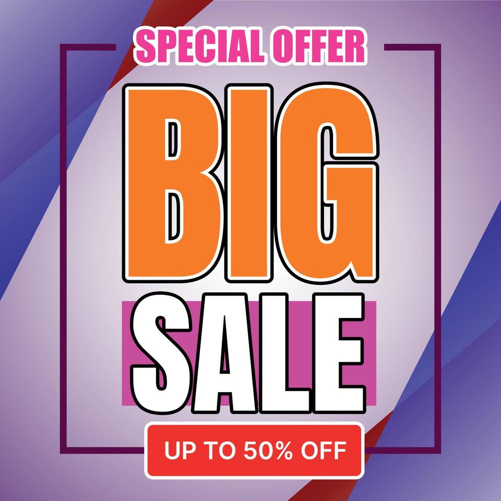Big Sale Promo vector
