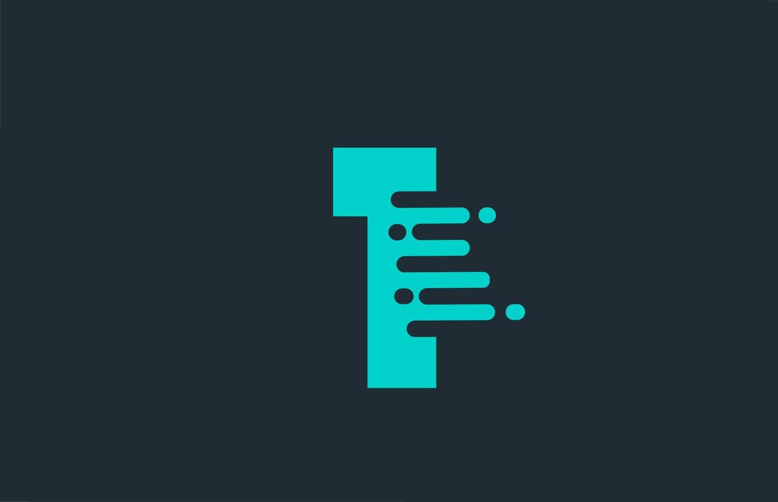 1 one blue number logo icon with line design for company and business vector