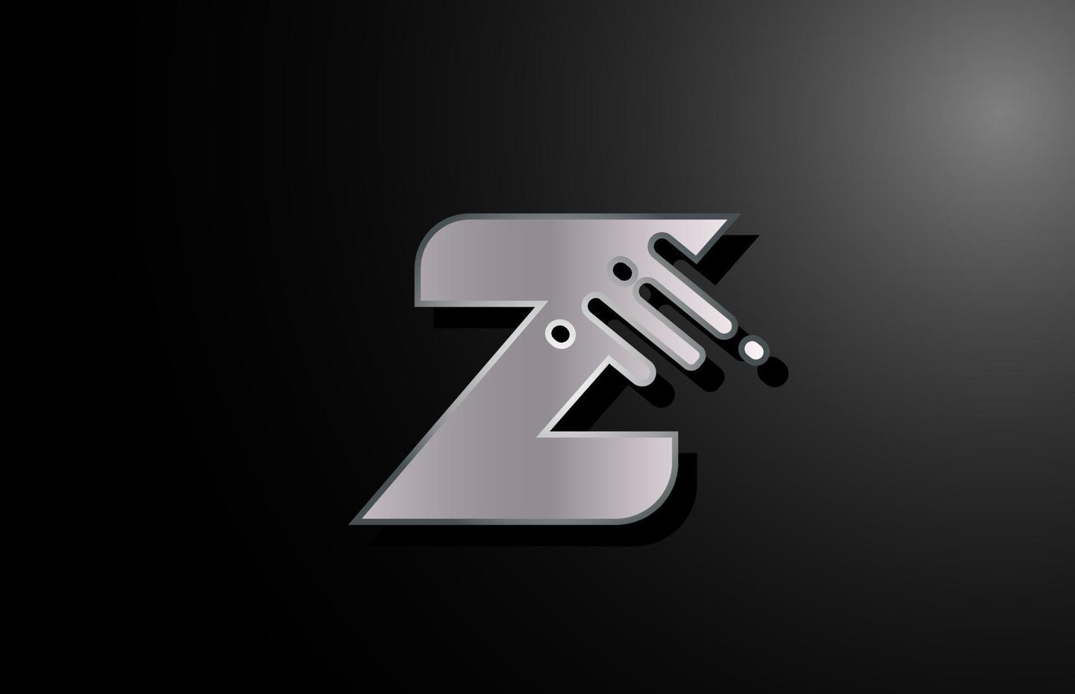 Z letter logo icon for business and company vector