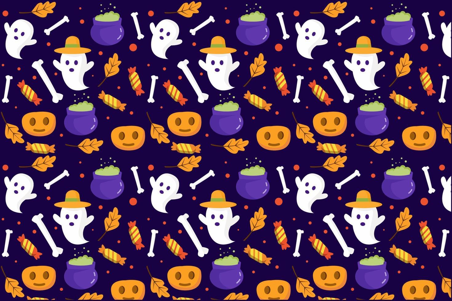 halloween pattern vector illustration