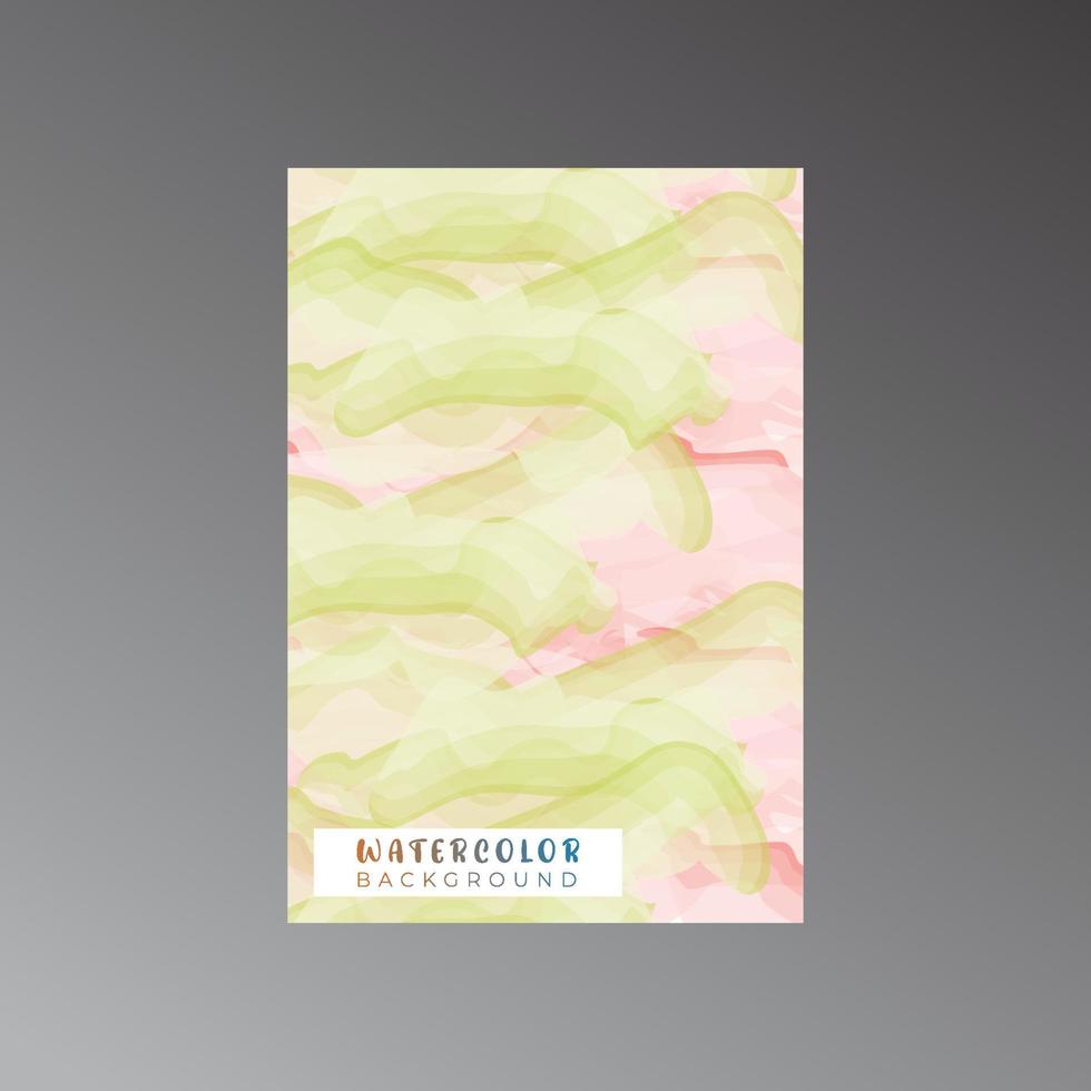 Abstract Background Watercolor design vector