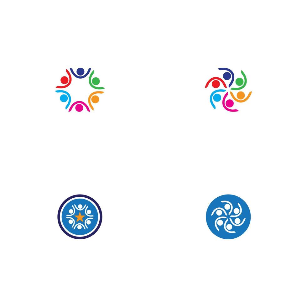 Community, network and social icon vector