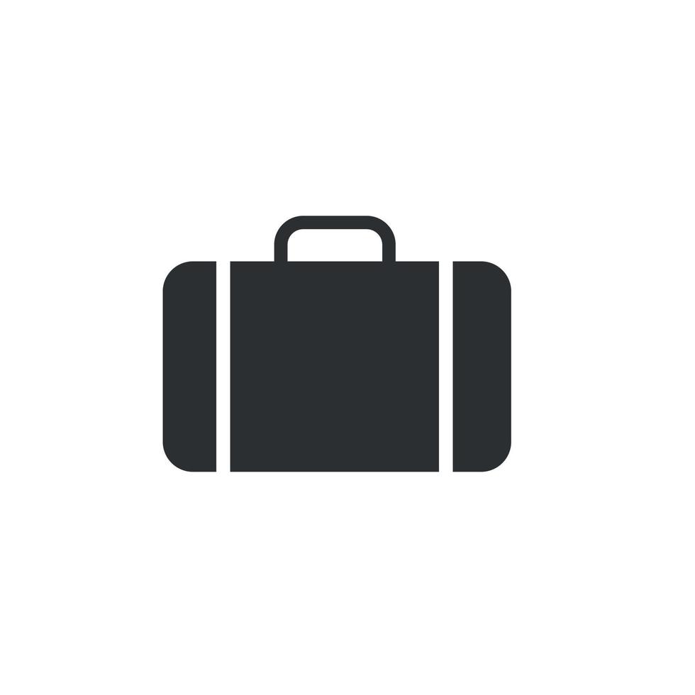 viajes, equipaje, turismo, equipaje, icono de vector de aeropuerto para web y aplicaciones móviles. vector libre