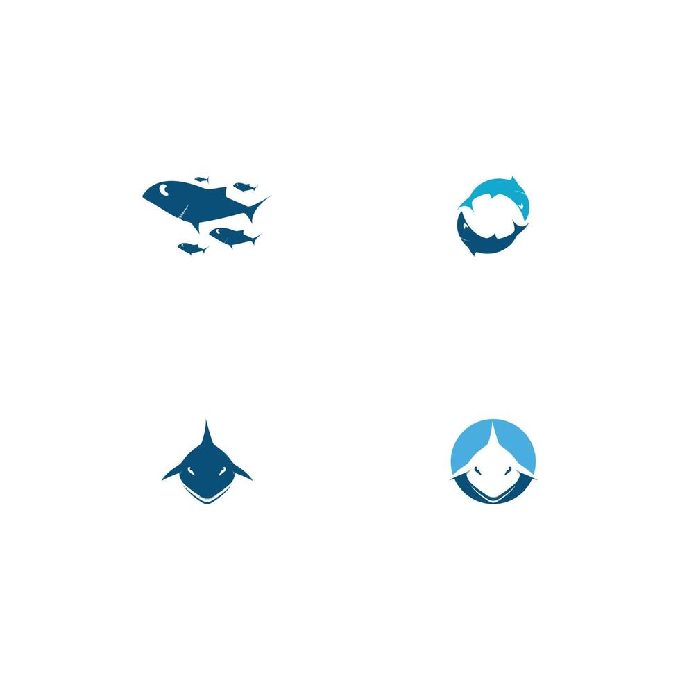 Shark illustration Logo vector