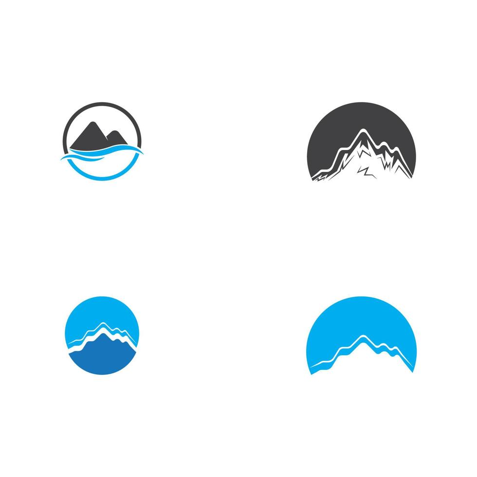 Mountain icon Logo vector