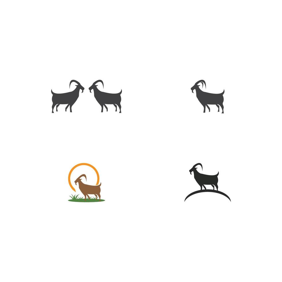 Goat Logo Template vector icon