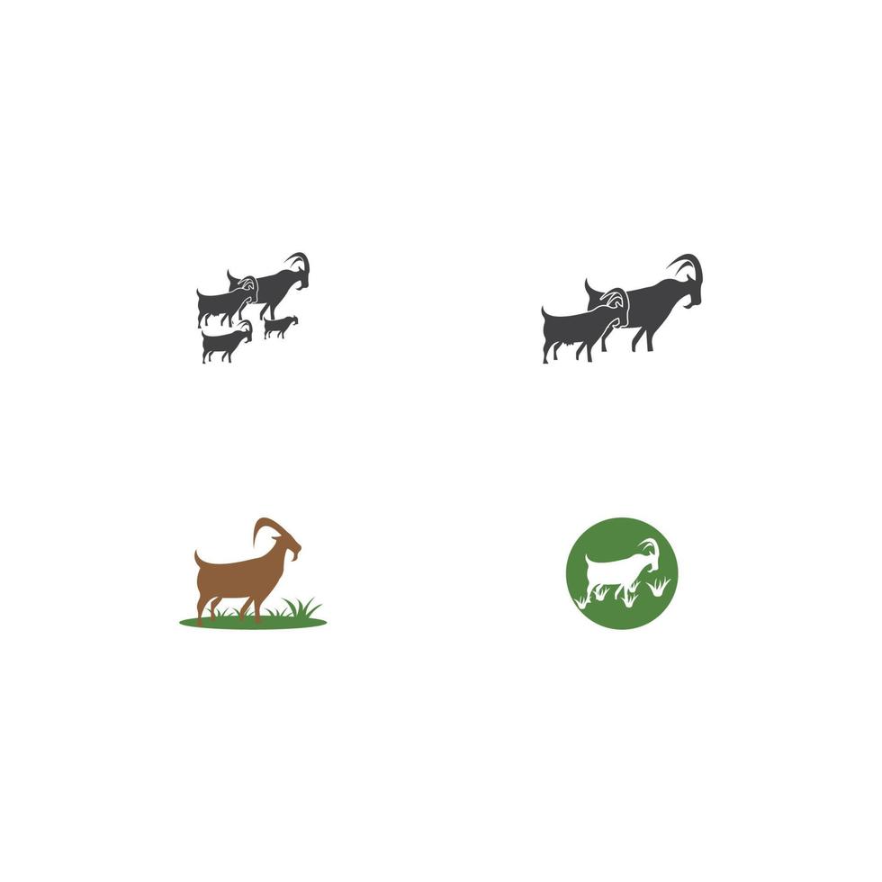 Goat Logo Template vector icon