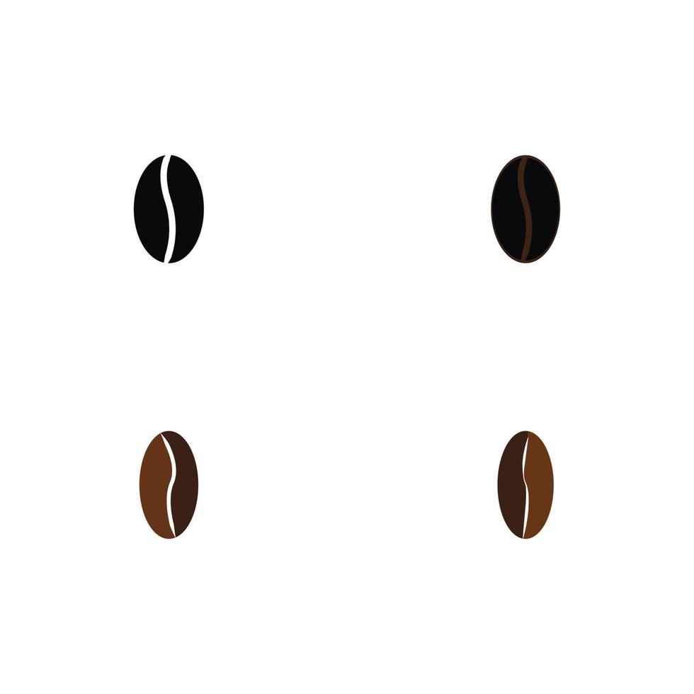 coffee bean icon vector