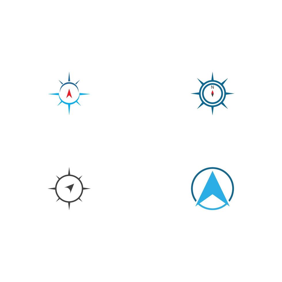 compass icon vector illustration template