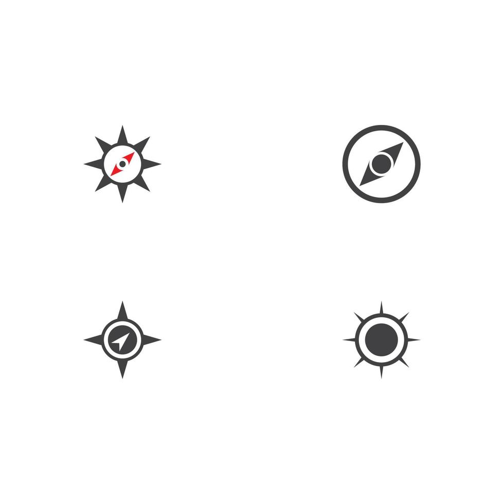 compass icon vector illustration template