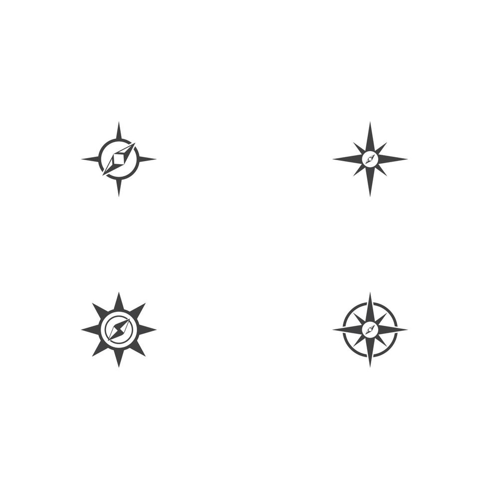 compass icon vector illustration template