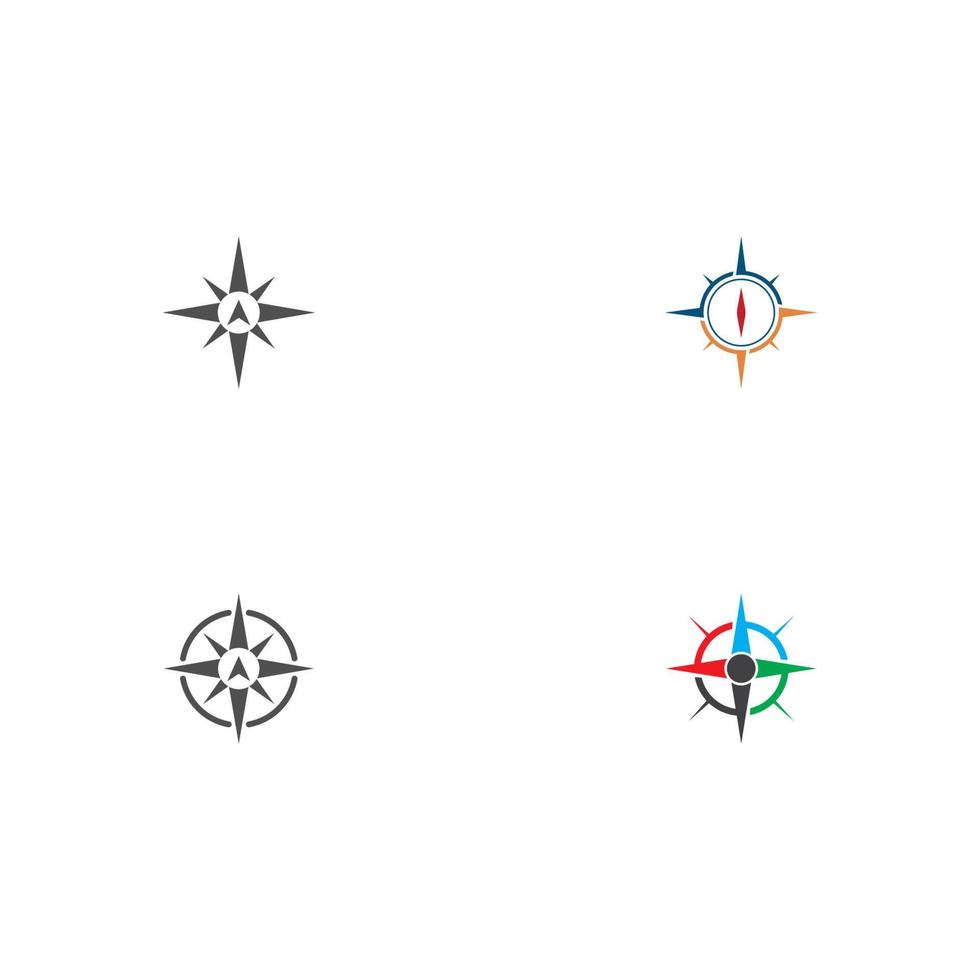 compass icon vector illustration template