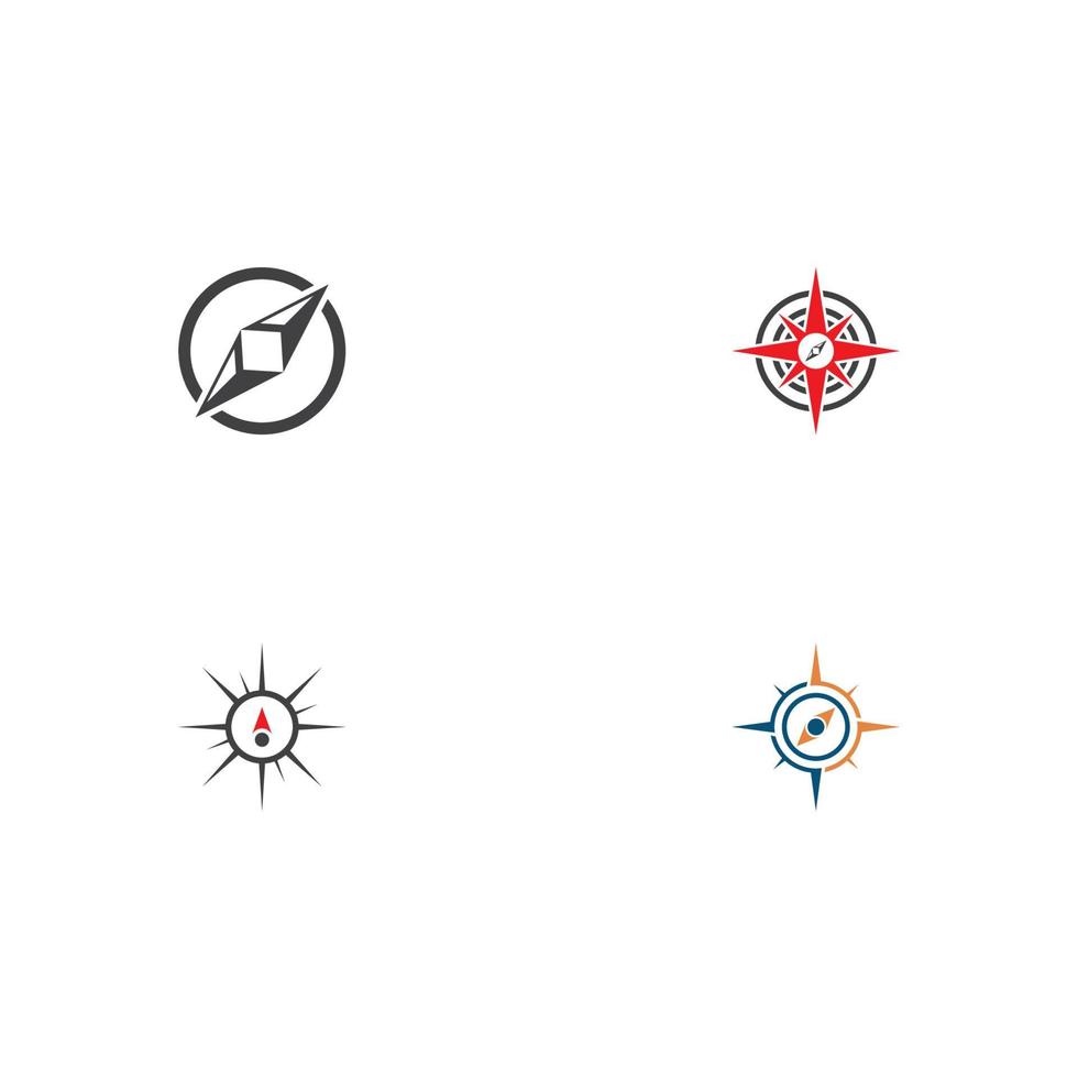 compass icon vector illustration template