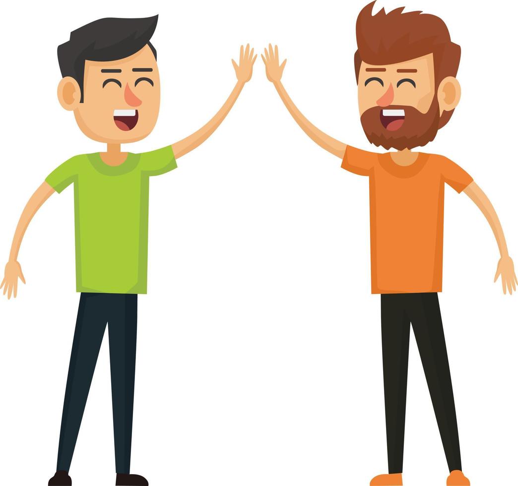 friendship day background with best friends vector