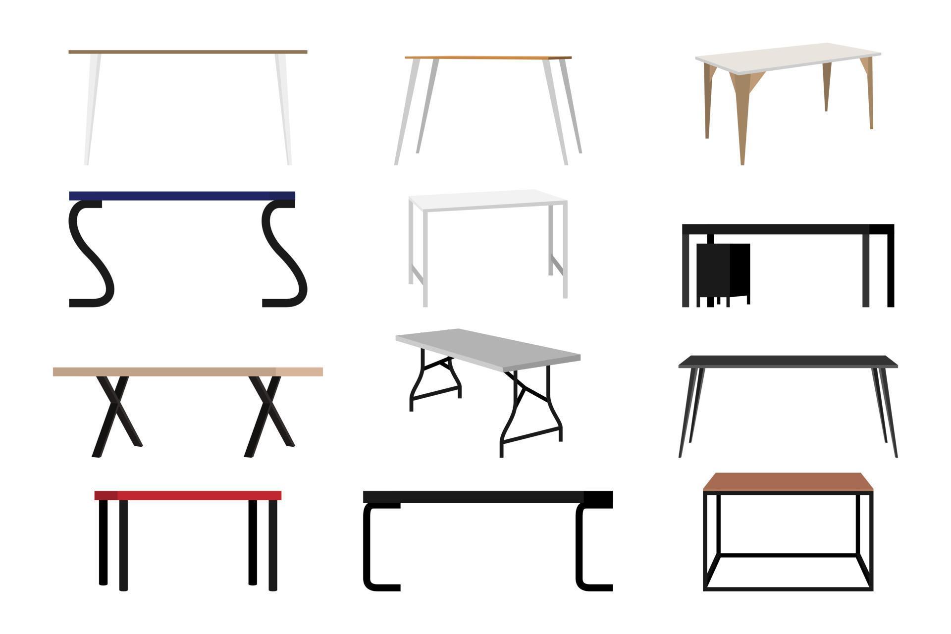 Modern cute beautiful home office and outdoor different shape table for freelancer with